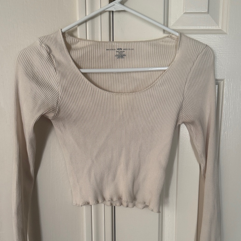 Brandy Melville Cream Top